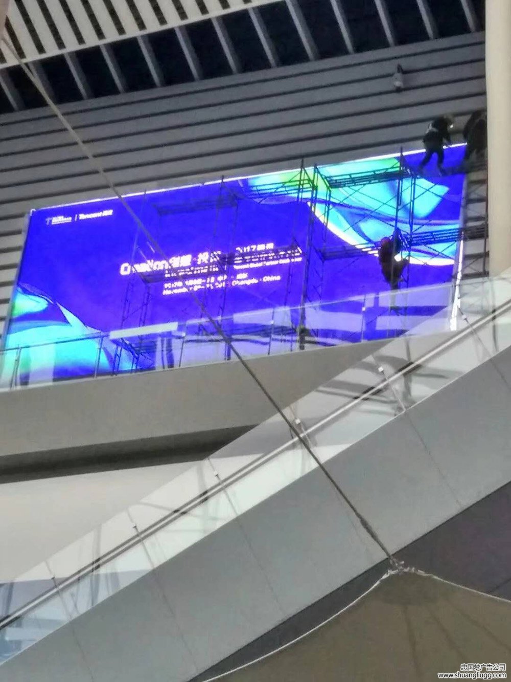双流led广告制作安装案例